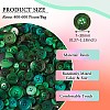 Flat Round Resin Buttons BUTT-TAC0017-01F-8