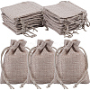 24Pcs Burlap Packing Pouches Drawstring Bags ABAG-BBC0001-07A-1