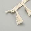 Cotton Tassel Ribbon OCOR-WH0079-36A-1
