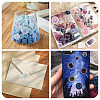 6 Sheets 6 Colors Waterproof PVC Self Adhesive Stickers DIY-TA0013-95-8