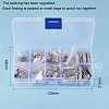 Mixed Iron Ribbon Crimp Ends Sets IFIN-PH0008-01P-8
