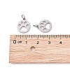 Non-Tarnish 304 Stainless Steel Pendants STAS-Q201-T455S-4