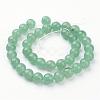 Natural Green Aventurine Beads Strands GSR10mmC024-3