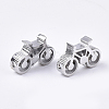 Non-Tarnish 304 Stainless Steel Beads X-STAS-S079-130P-2