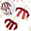 Polyester Bowknot Pendant Decorations FIND-ME0002-74B-3