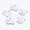 Zinc Alloy Enamel Pendants X-ENAM-22X18-2-2