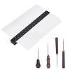 1 Bag Wood Bookbinding Signature Punching Tool Awl Guide AJEW-NB0009-53-1