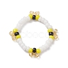 Glass Seed Beads Stretch Finger Rings for Women RJEW-JR00519-1