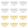 12Pcs 2 Colors 201 Stainless Steel Pendants STAS-DC0013-95-1