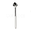 Raw Natural Obsidian Chip on Top Ball-Point Pen AJEW-G063-01D-1