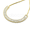 Brass Cubic Zirconia Bolo Tennis Bracelets BJEW-I272-02D-2