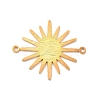 Rack Plating Brass Connector Charms KK-E067-32G-2