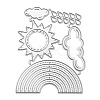 Weather Theme Carbon Steel Cutting Dies Stencils LS-DIY-P076-10-2