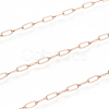 Ion Plating(IP) 304 Stainless Steel Paperclip Chains CHS-F010-01I-RG-2