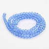 Transparent Glass Bead Strands X-GLAA-G013-10mm-25-2