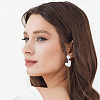 64Pcs 2 Colors 304 Stainless Steel Stud Earring Findings STAS-BBC0010-45-5