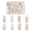 24Pcs 4 Colors Silicone Ear Nuts FIND-TA0001-52-1