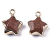 Synthetic Goldstone Pendants G-N326-36I-2
