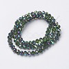 Electroplate Transparent Glass Beads Strands LS-EGLA-A034-T6mm-Q04-2
