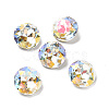 Light AB Style K9 Glass Rhinestone Cabochons RGLA-J033-C-001LA-2