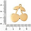 304 Stainless Steel Pendants STAS-I338-04G-3