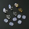 12Pcs 3 Colors Brass Clip-on Earring Findings KK-FS0001-33-2