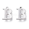 Tarnish Resistant 304 Stainless Steel Charms STAS-H112-B-P-1