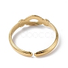 304 Stainless Steel Open Cuff Ring Finding RJEW-C046-06G-3