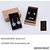 Kraft Paper Cardboard Jewelry Boxes CBOX-BC0001-09-4