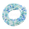 Electroplate Glass Beads Strands X-EGLA-T020-12F-2