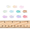 50Pcs Transparent Spray Painted Glass Beads GLAA-FS0002-06B-5
