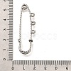 304 Stainless Steel Safety Pins Brooch Findings STAS-K252-11B-P-3