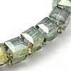 Electorplated Glass Beads EGLA-E006-3M-1