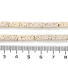 Synthetic Lava Rock Dyed Beads Strands G-H311-07-11-6