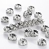 316 Surgical Stainless Steel Crystal Rhinestone Spacer Beads STAS-N032-03P-1