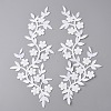 Plum Blosssom Cotton Computerized Embroidery Sew on Patches PATC-WH0001-70D-1