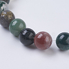 Natural Indian Agate Beads Strands G-G515-8mm-05-3