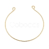 Brass Cuff Bangles KK-D160-01G-2