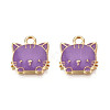 Eco-Friendly Zinc Alloy  Pendants ENAM-R051-01-07G-NR-2