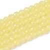 Imitation Jade Glass Beads Strands GLAA-T028-4mm-11H-1