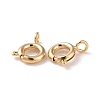 Eco-friendly Brass Spring Ring Clasps KK-D082-01C-G-2
