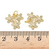 Brass Micro Pave Cubic Zirconia Pendants KK-Z120-13G-3