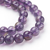 Natural Amethyst Beads Strands X-G-G099-4mm-1-3