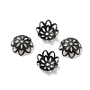 Ion Plating(IP) 304 Stainless Steel Flower Fancy Bead Caps STAS-G085-16EB-1