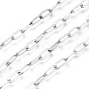 Tarnish Resistant 304 Stainless Steel Cable Chains CHS-M002-01P-1