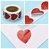 Heart Shaped Stickers Roll DIY-K027-A05-4