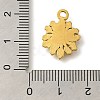 304 Stainless Steel Pendants STAS-Z092-01G-04-3