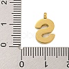 Ion Plating(IP) 304 Stainless Steel Charms STAS-G345-01G-S-3