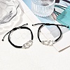 Alloy Handcuff with Freedom Link Bracelets BJEW-JB12057-1