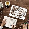 Plastic Reusable Drawing Painting Stencils Templates DIY-WH0202-256-3